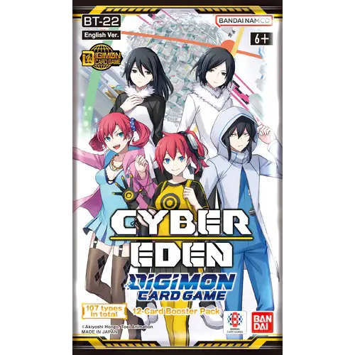 Box Digimon Card Game BT-22 Cyber Eden English - 1 Booster